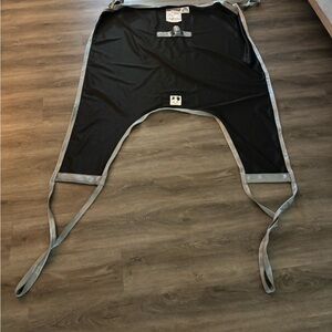 Black Utility Sling with Gray Trim